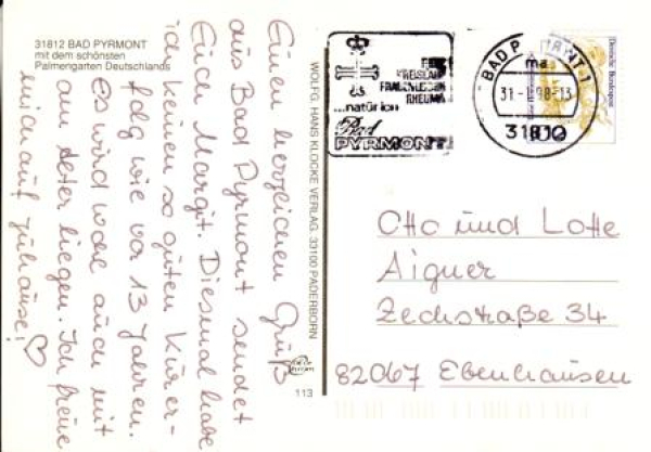 Bad Pyrmont - D 1998 95 006 ●